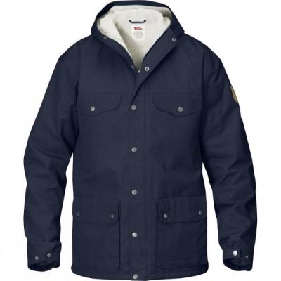 Chaqueta Invierno Fjallraven Greenland Hombre - Azul Oscuro Marino - Chile KAB901524